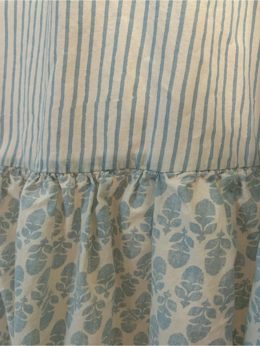 West Elm Thistle Shower Curtain in Sage Blue